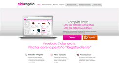 Desktop Screenshot of clickregalo.com